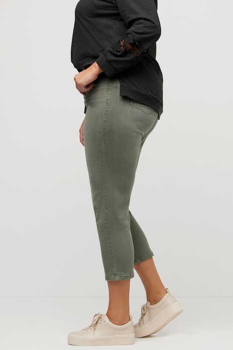 Mom-Colorjeans, 7/8-Länge, 5-Pocket-Schnitt