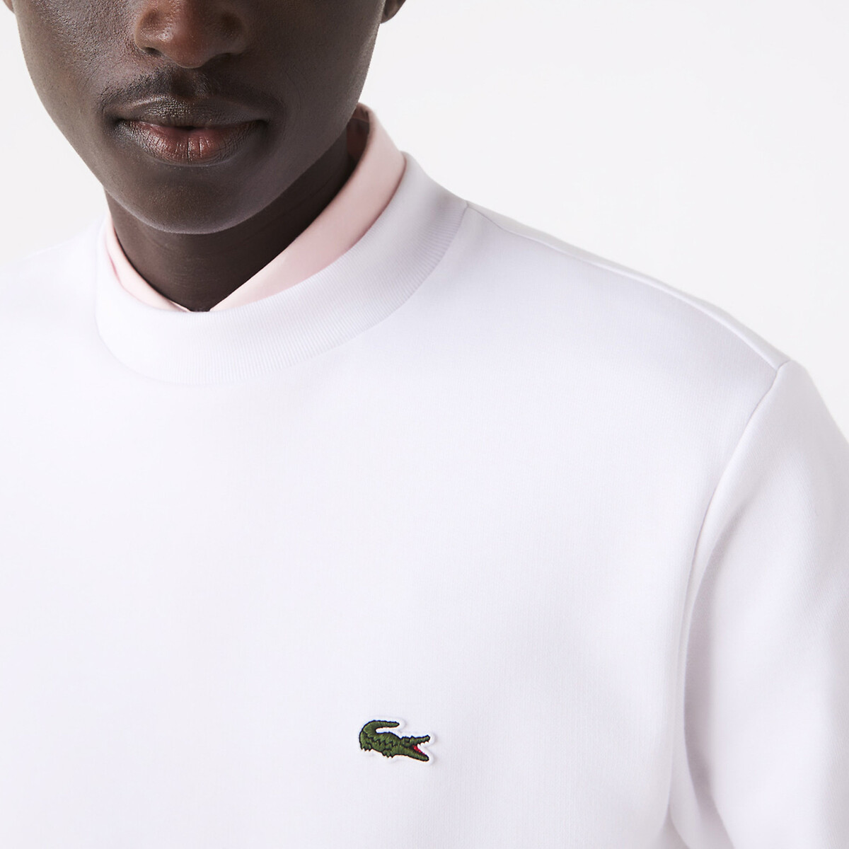 LACOSTE<br>Suéter de gola redonda