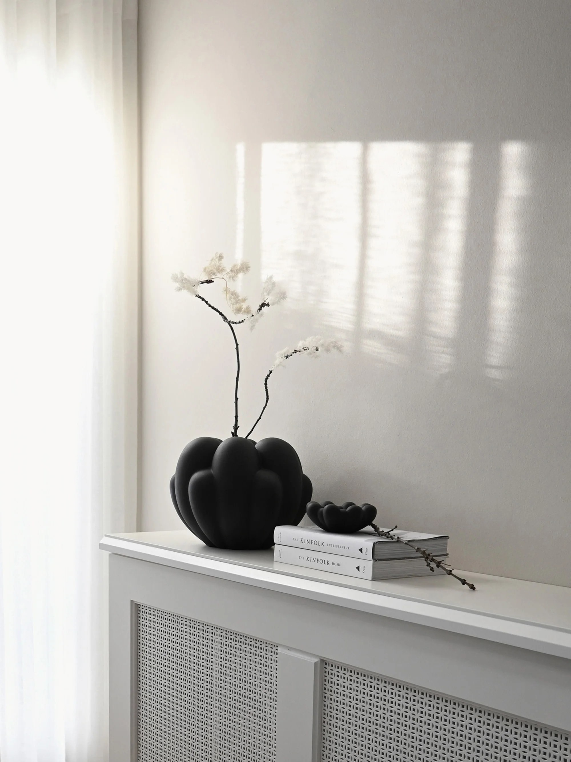 Handgemaakt decoratief dienblad Bloom, Ø 16 cm