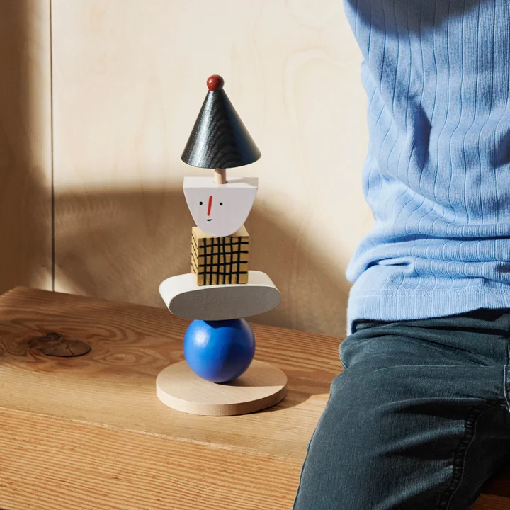 Ferm Living - Figure Stacking Blocks, multi