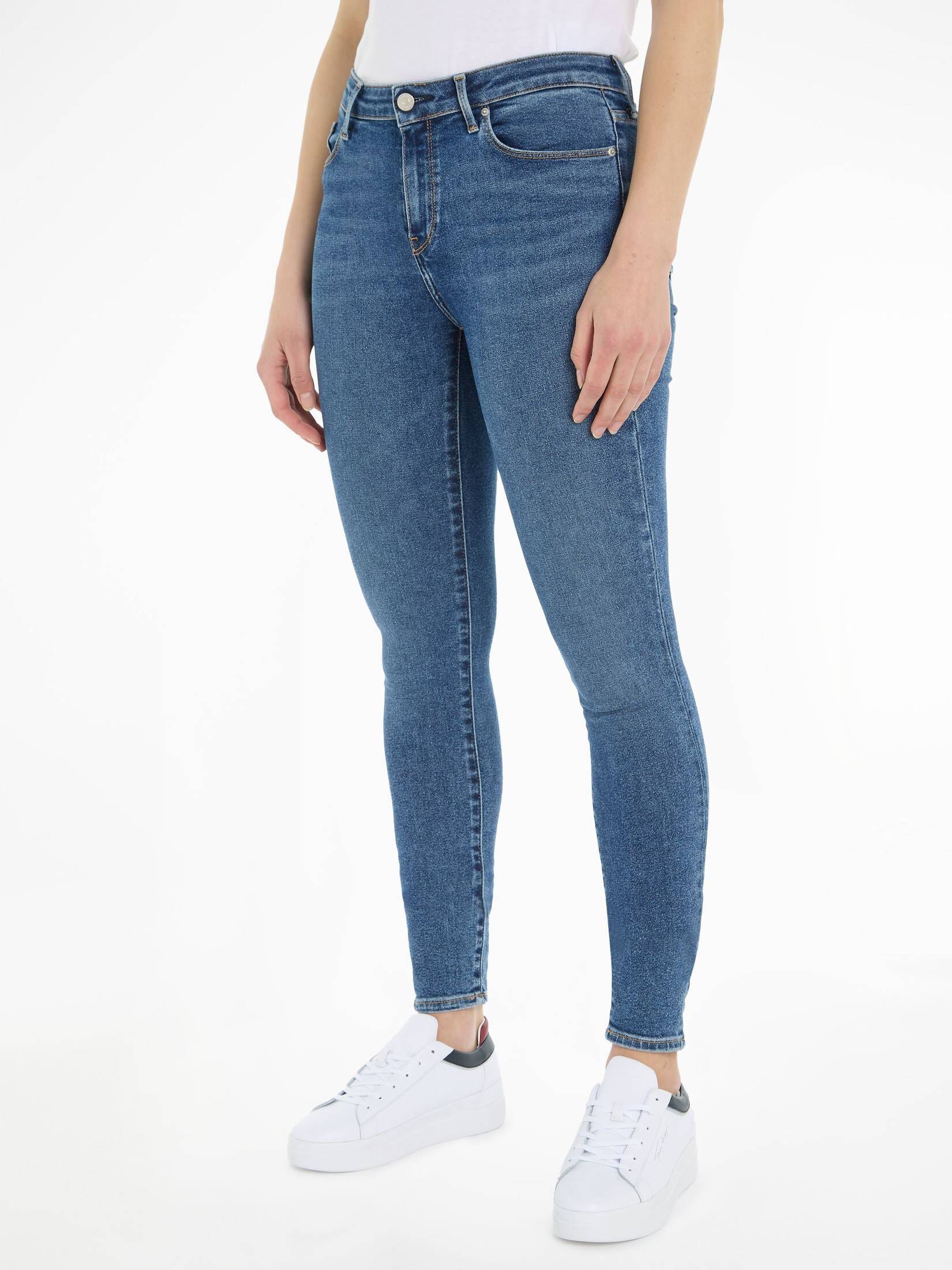 Tommy Hilfiger| Damen Jeans TH FLEX COMO SKINNY RW JANE Skinny Fit