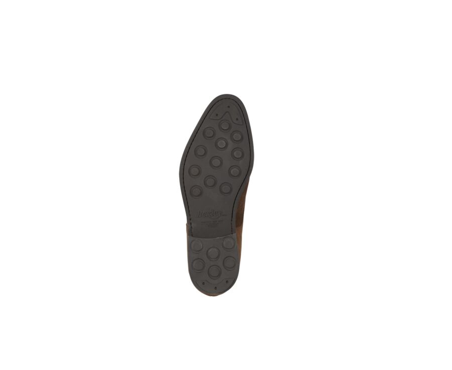 Derbies homme Velours Havane semelle gomme - MAYFAIR CLASSIC GOMME CITY
