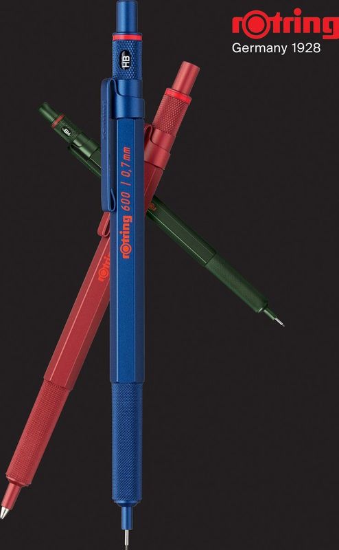 rOtring 600 vulpotlood   zwarte behuizing