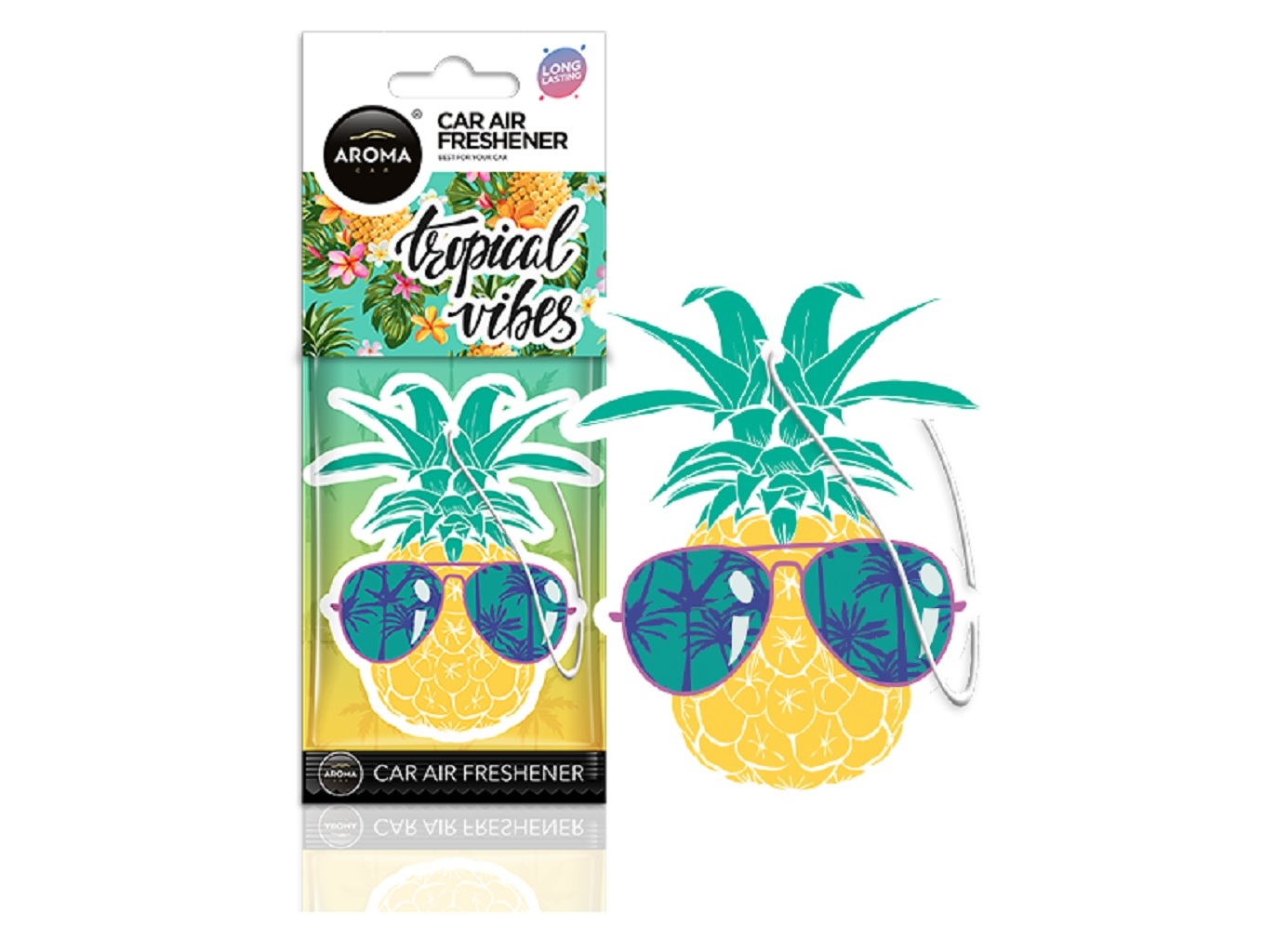 AMBIENTADORES AUTO AROMA CAR PINEAPPLE MOHITO