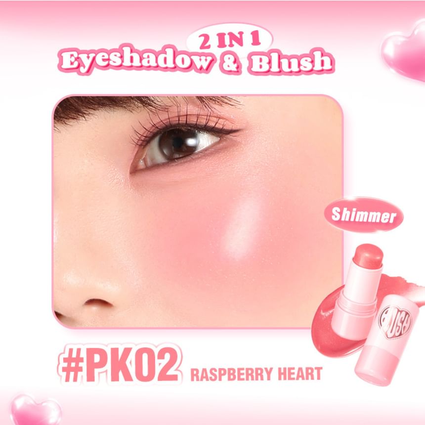 PINKFLASH - Multifunctionele waterige blush stick - 4 kleuren
