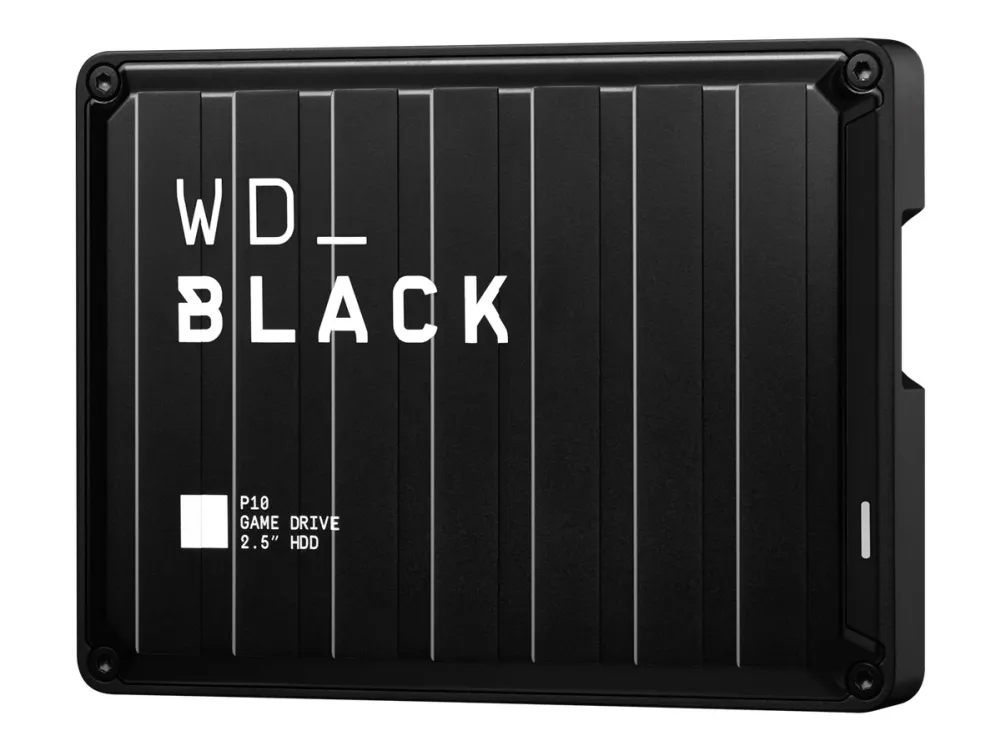WD_BLACK P10 Game Drive WDBA3A0040BBK - Harddisk - 4 TB - ekstern (bærbar) - USB 3.2 Gen 1 - sort