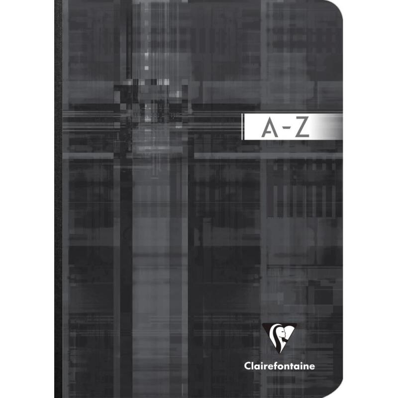 Répertoire brochure dos toilé A5 192 pages petits carreaux - Assortis