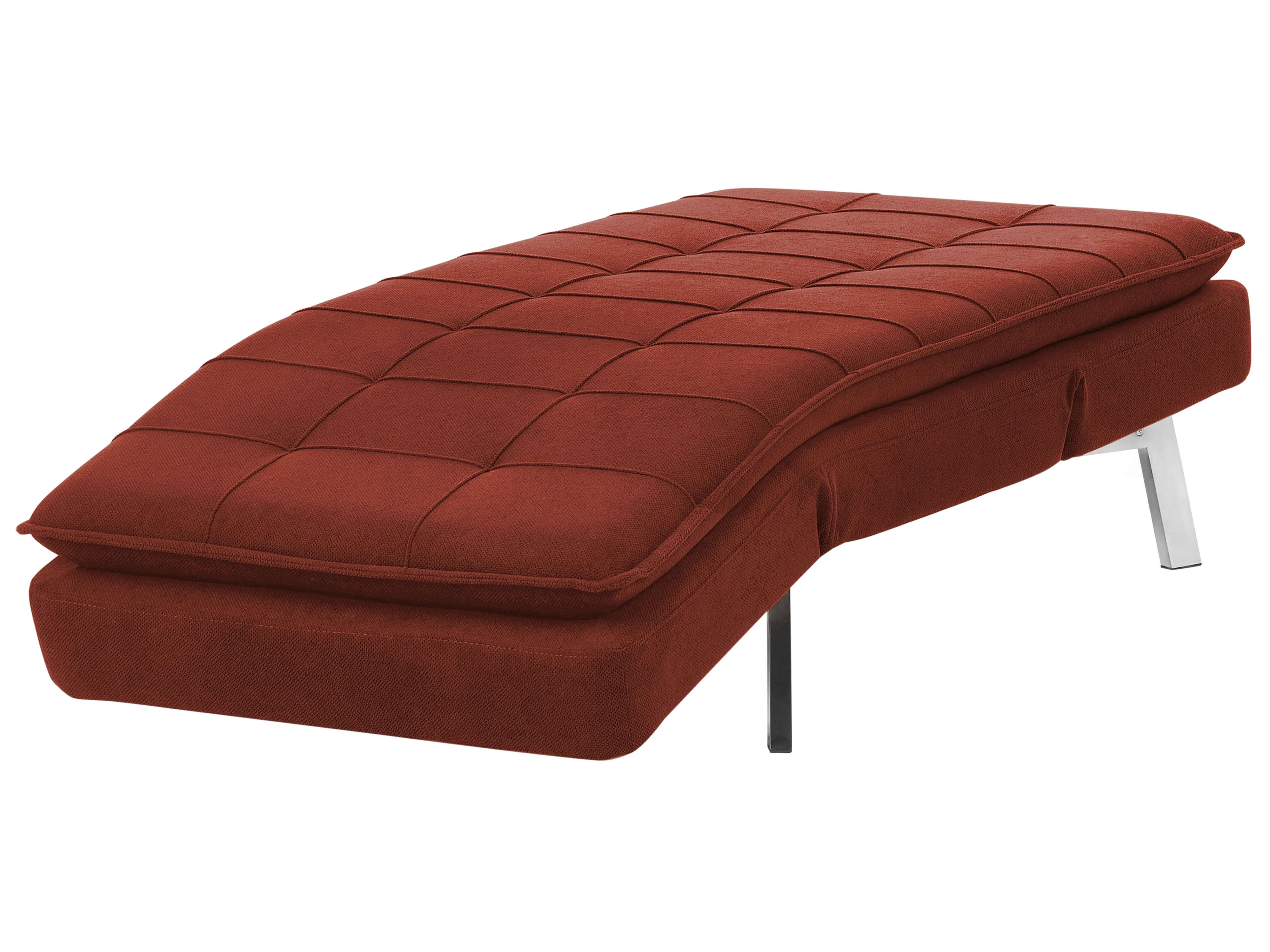 Chaise longue LOIRET Stof Rood