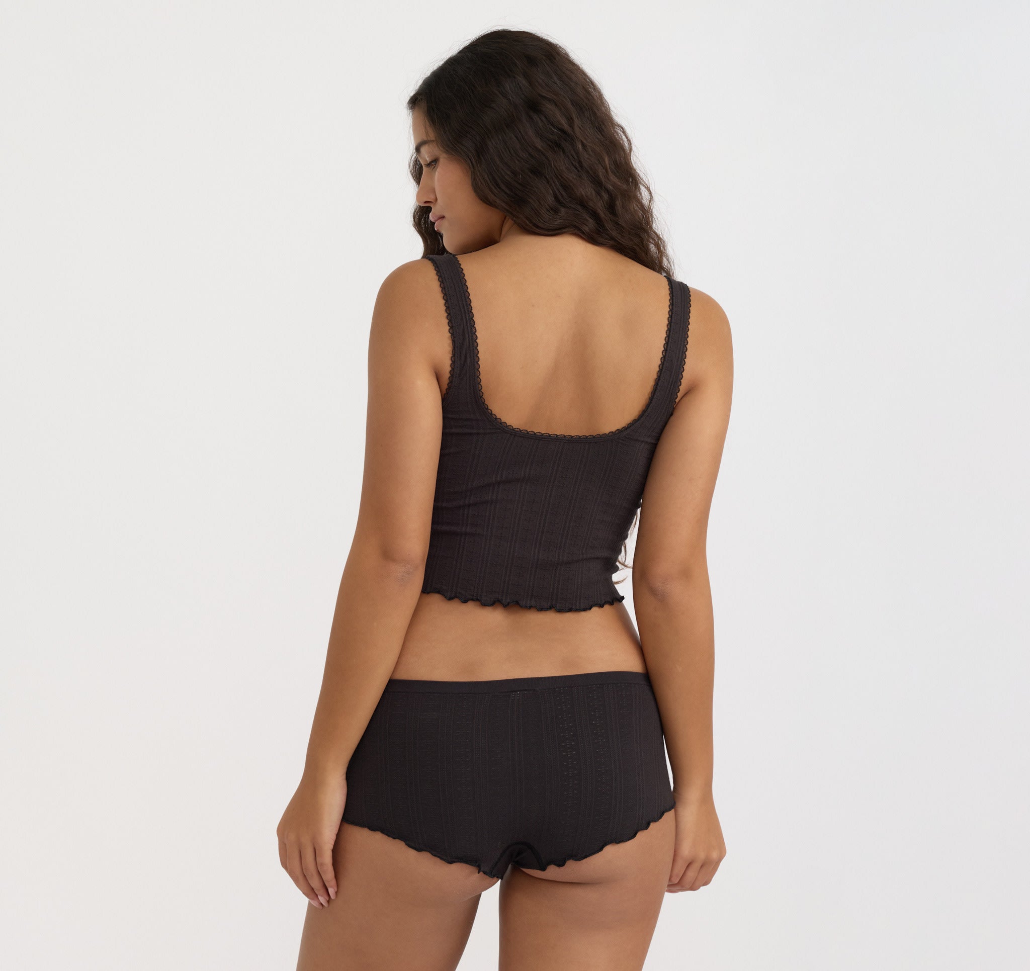 LENZING™ ECOVERO™ VISCOSE<br>Pointelle Shorty
