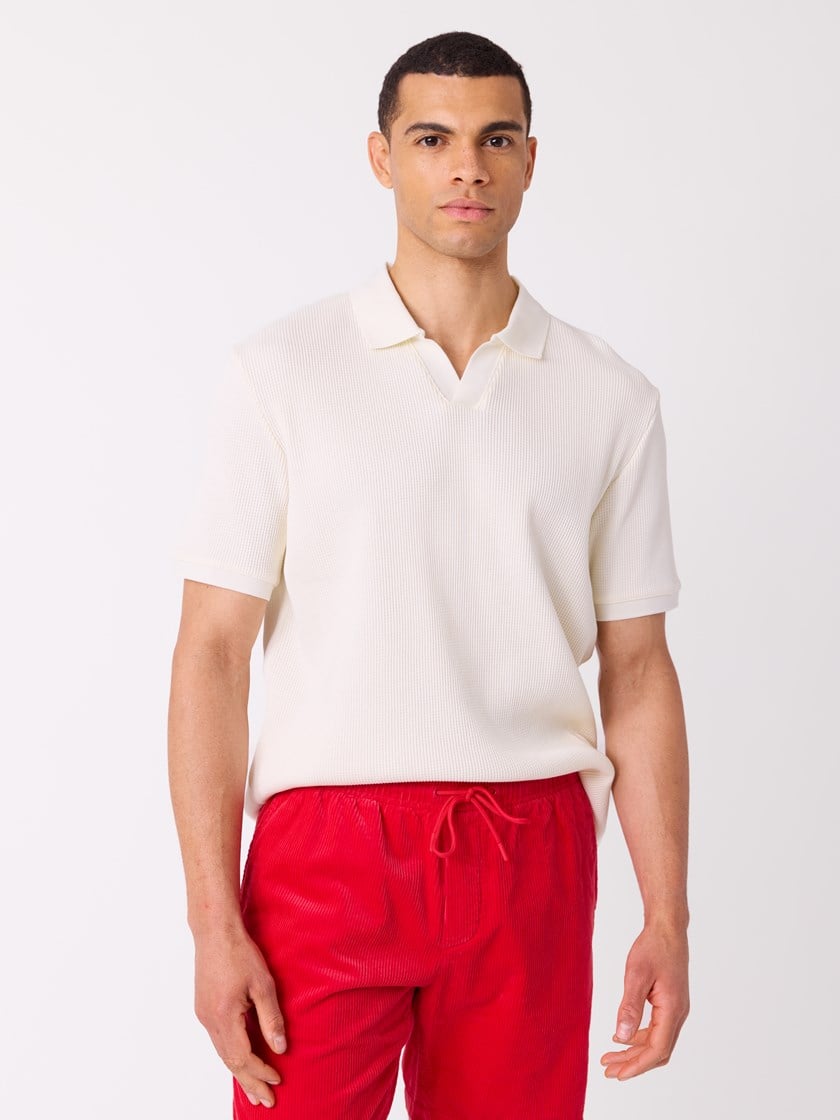 Serge polo Marshmallow