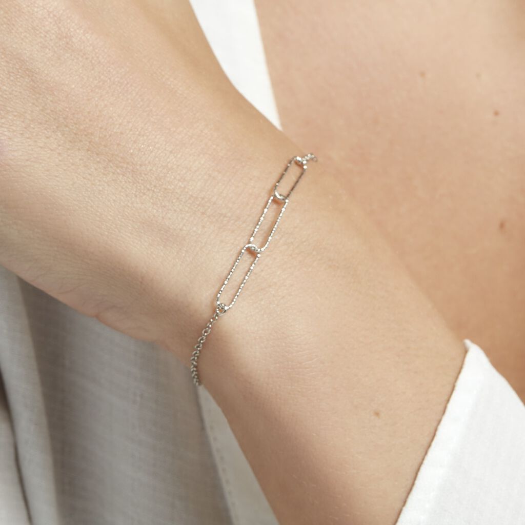 Bracelet Chiarina Argent Blanc