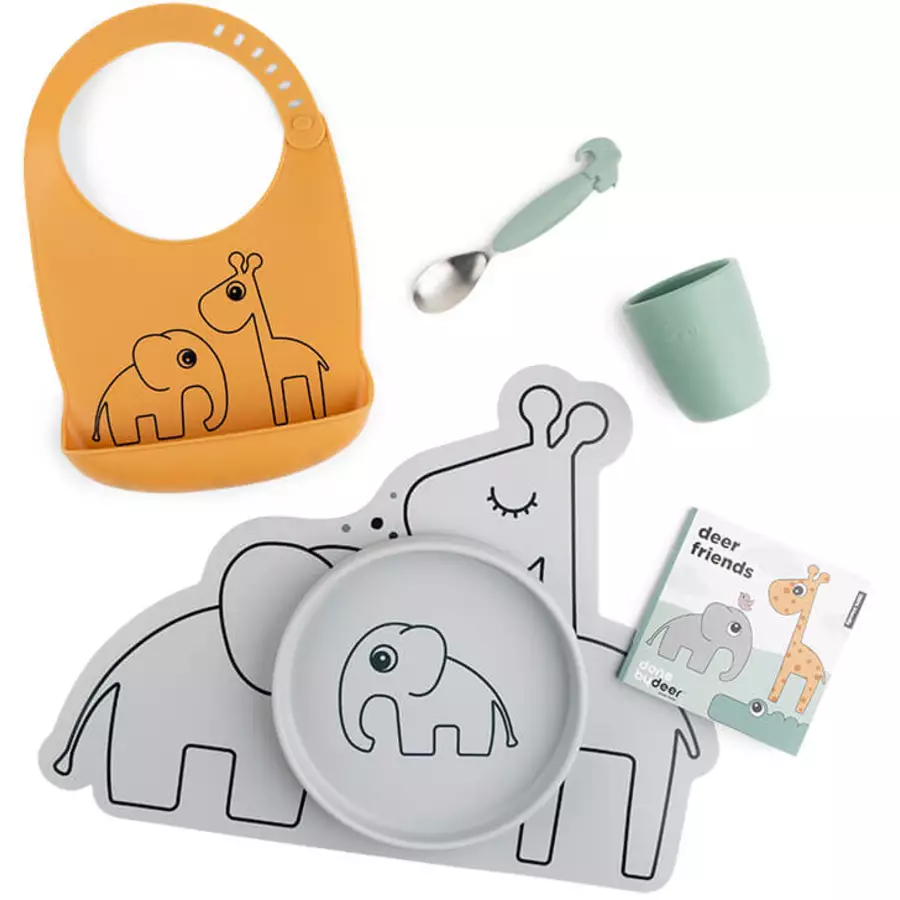 Done by Deer™ Geschenkbox Dinnerset Farbmix