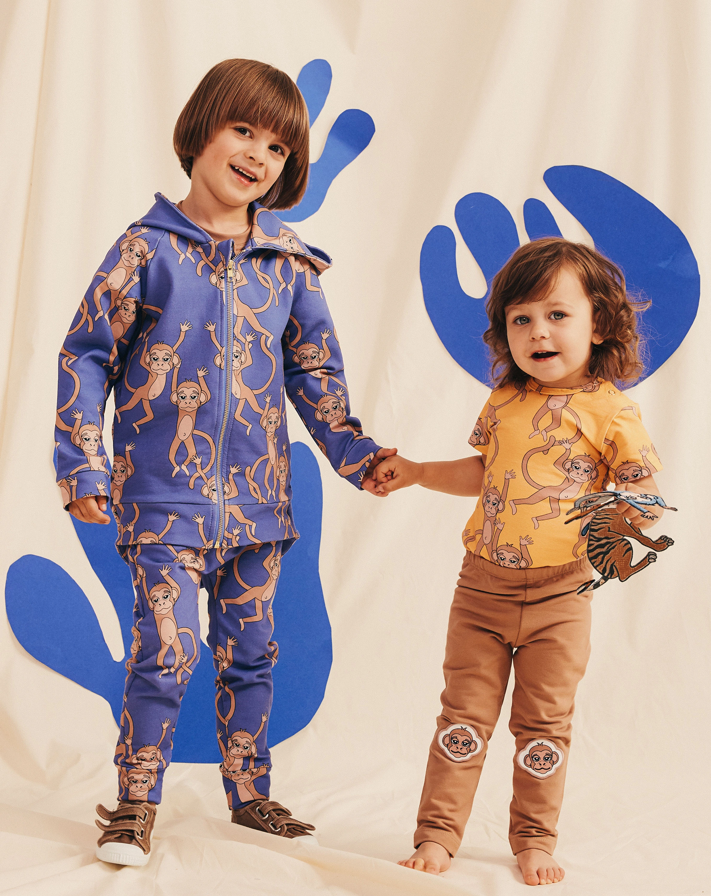 Kapuzen-Sweatjacke MONKEY in blue