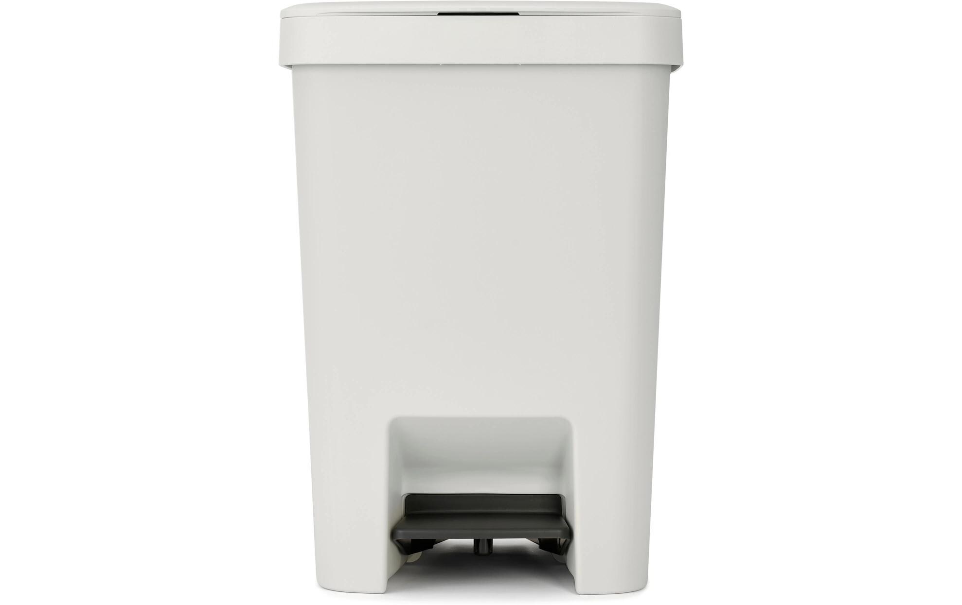 Recyclingbehälter StepUp 25 l, HellgrauTreteimer für Recyclingmaterialien