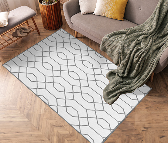 Outdoor-Wendeteppich »Geo River«, grau, ca. 120 x 160 cm