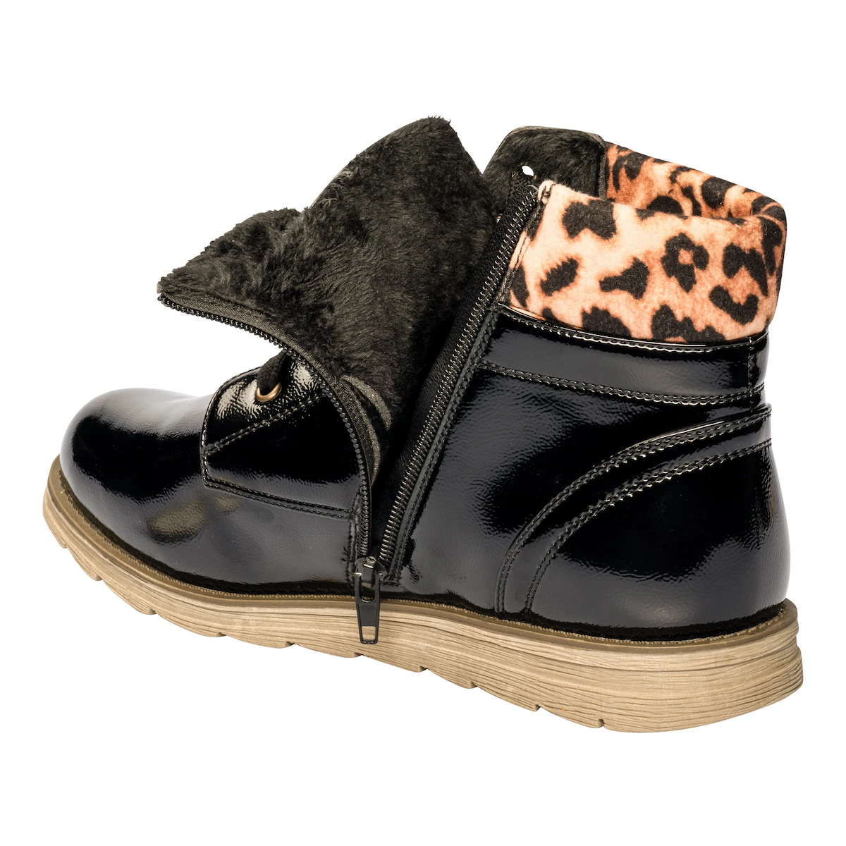 wonderwalk - ﻿Lack-Stiefelette „Dunja“ - schwarz