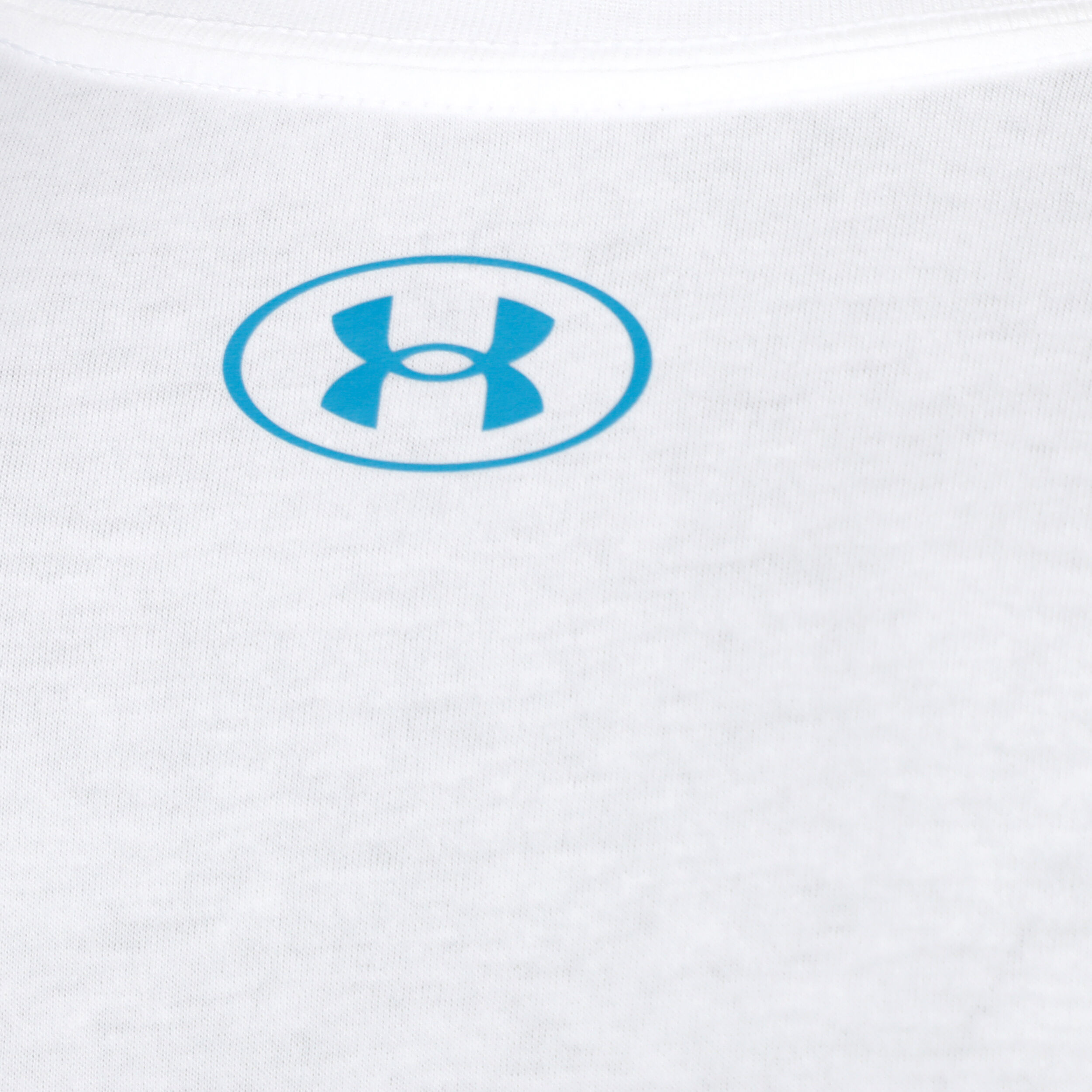 Under Armour Reflective Big Logo T-shirt Hommes - Blanc