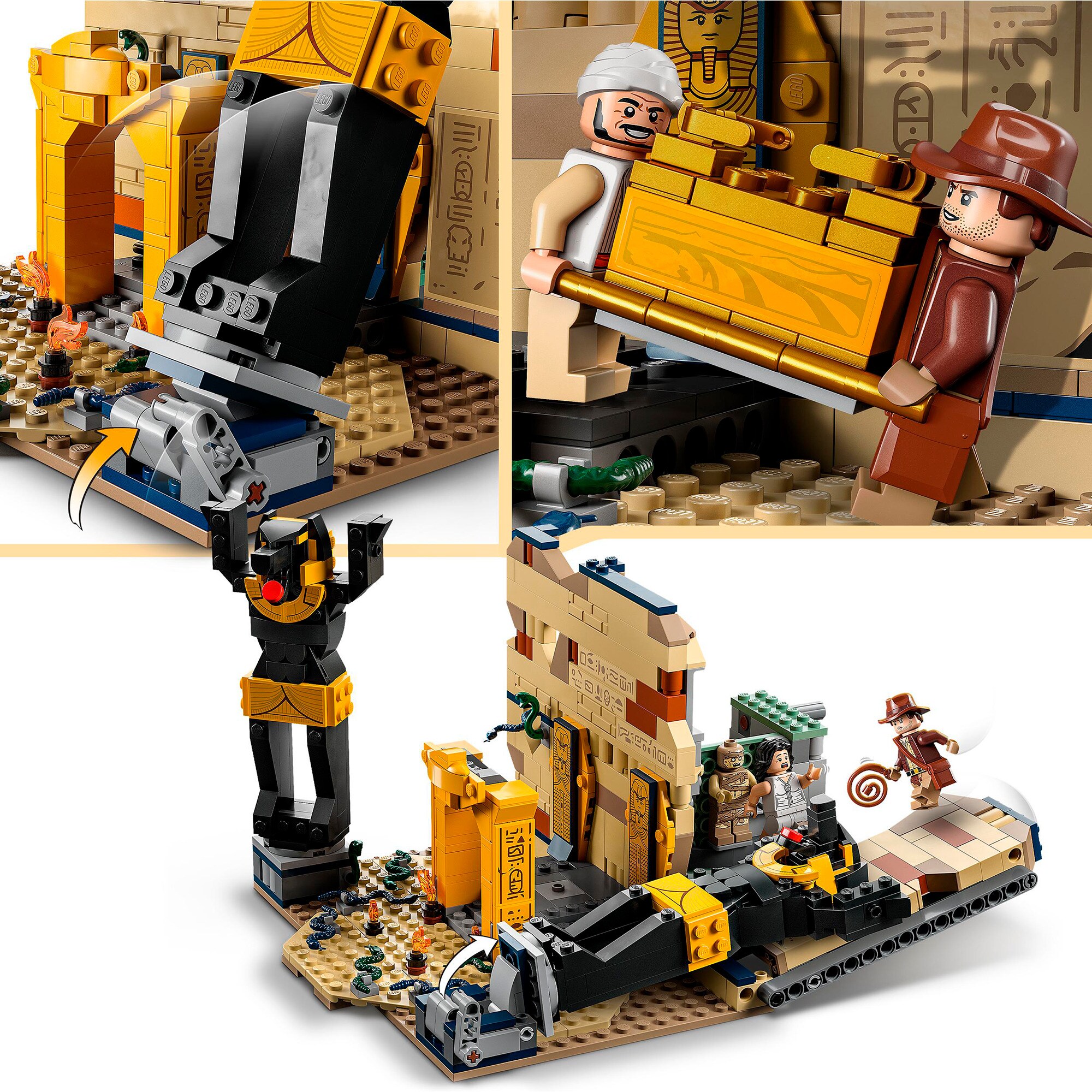 LEGO Konstruktionsspielzeug Indiana Jones Flucht aus dem Grabmal
