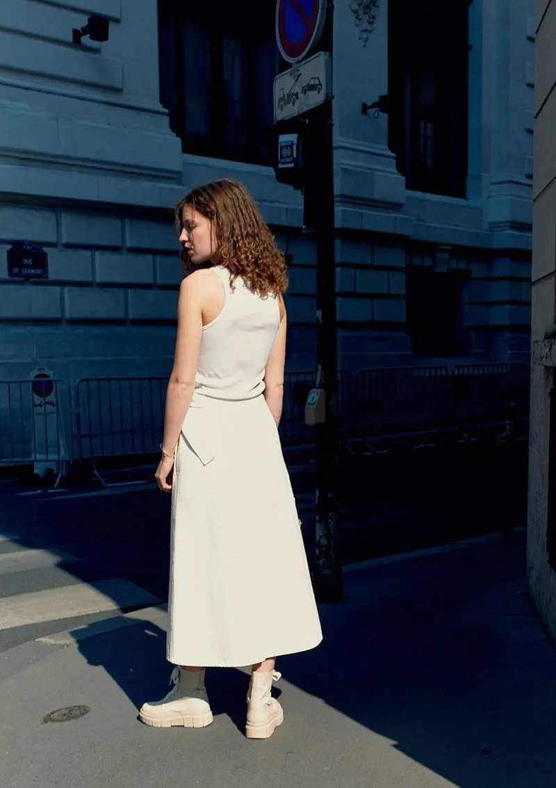 Jupe en denim Falda ADN Paris