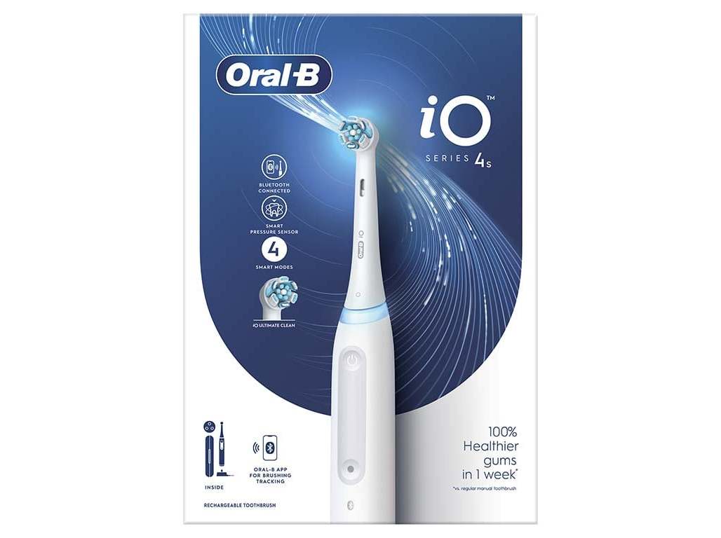ESCOVA DE DENTES ELÉTRICA ORAL-B IO SÉRIE 4S BRANCA