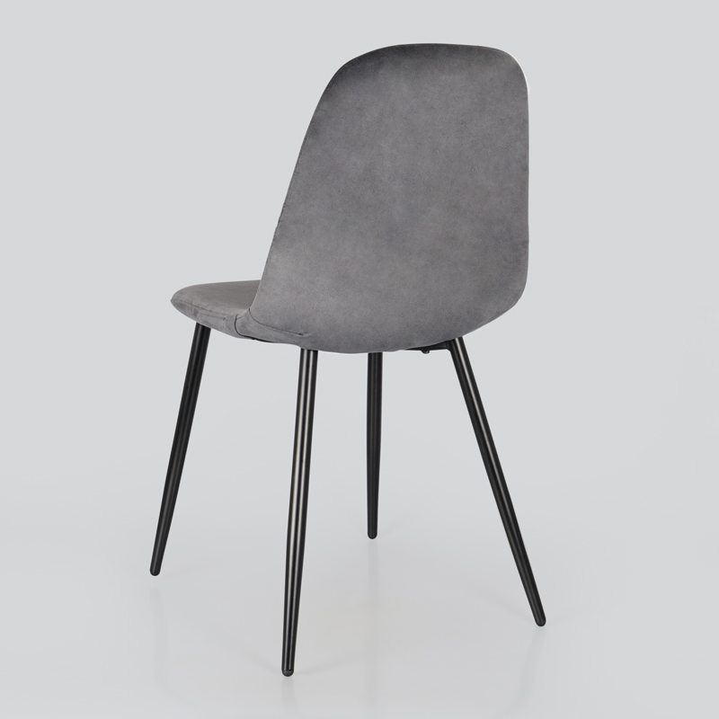 Chaise velours 'Myla'
