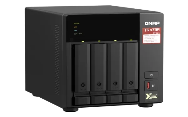 QNAP TS-473A - NAS-server - 4 bays - SATA 6Gb/s - RAM 8 GB - 2.5 Gigabit Ethernet