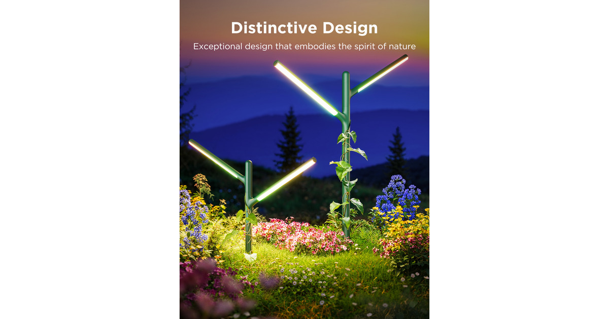 GoveeOutdoor Garden Lights - 2-pack sfeerverlichting  (2,4GHz-wifi + Bluetooth)