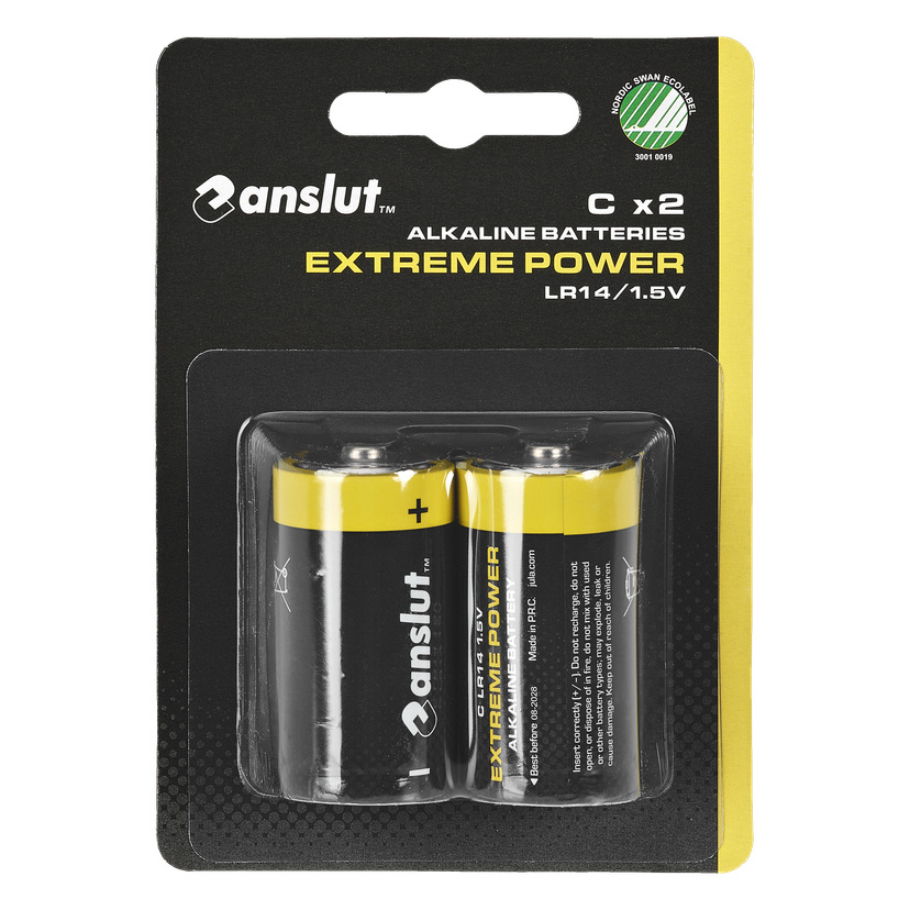 C-batterier 2-pk