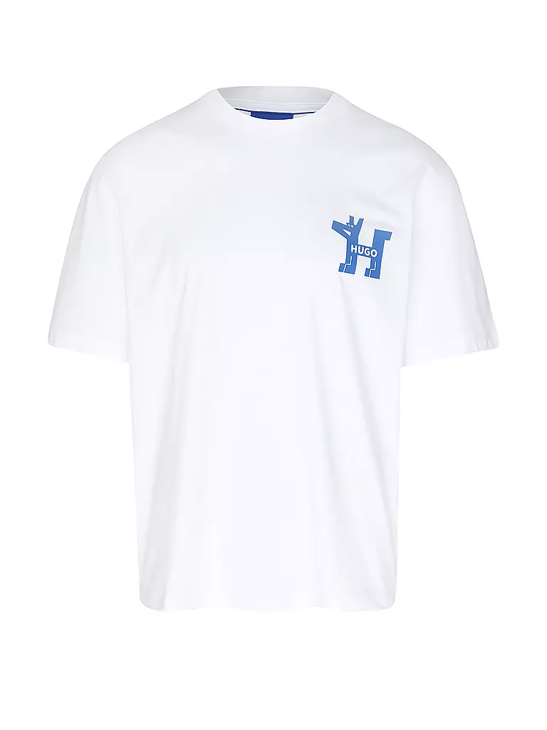 HUGO T-Shirt NOLADOGG weiss