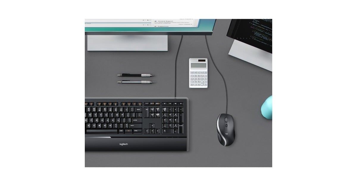 LogitechM500s Advanced Corded Mice muis  (Zwart, 400-4000 dpi)