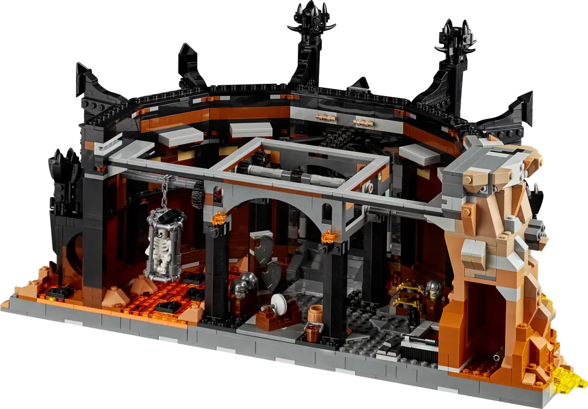 (5471-tlg. Set) Icons Klemmbausteine Der Herr der Ringe Spielzeug Bausatz (10333) Lizenziert - Barad-dûr