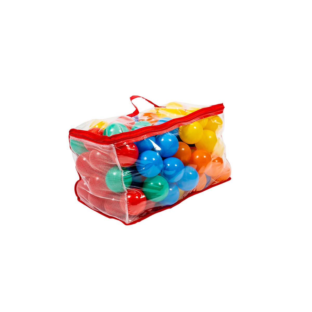 Sac 100 balles colorées 7 cm