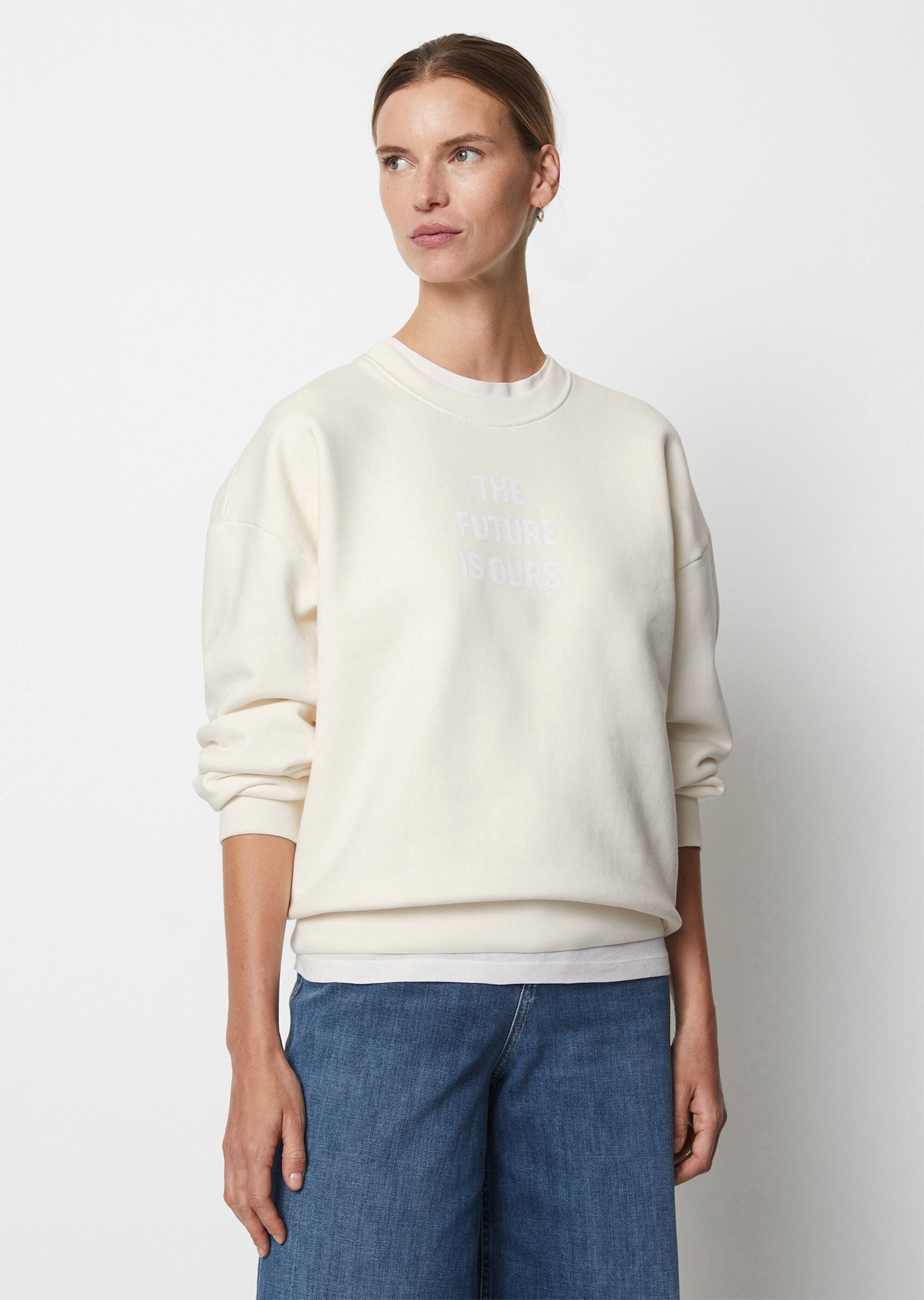 Woman's Day Sweatshirt looseaus Organic Cotton-Mix