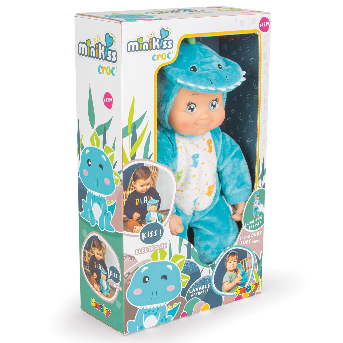 Smoby Poupons MiniKiss coloris aléatoire - 19.4x24.3x6.2 cm