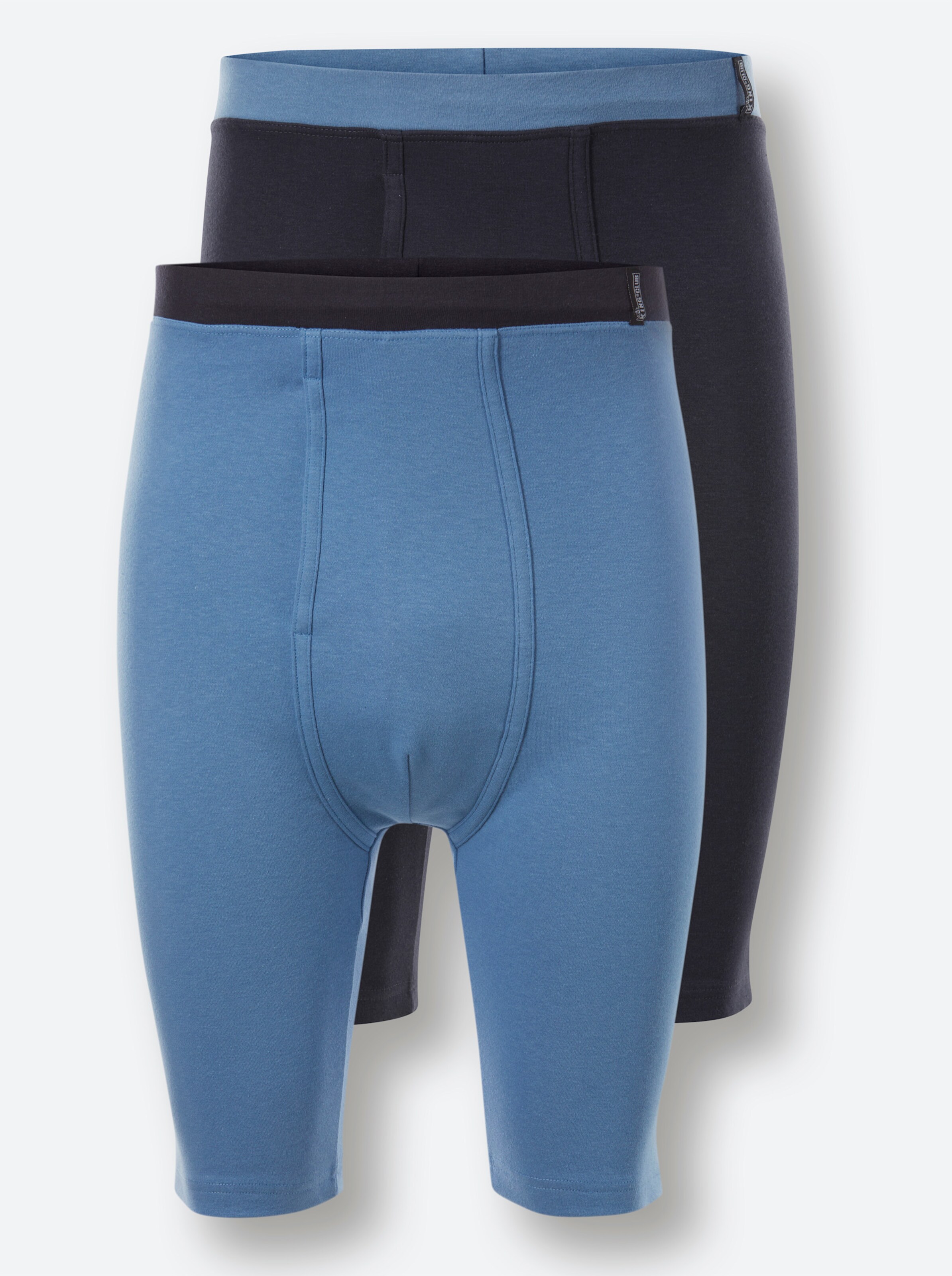 KINGsCLUB Hose knielang in marine + mittelblau