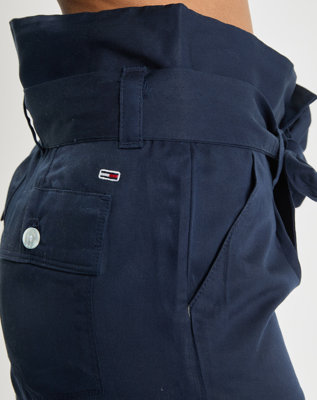 Tommy Jeans Short Lyocel bleu marine