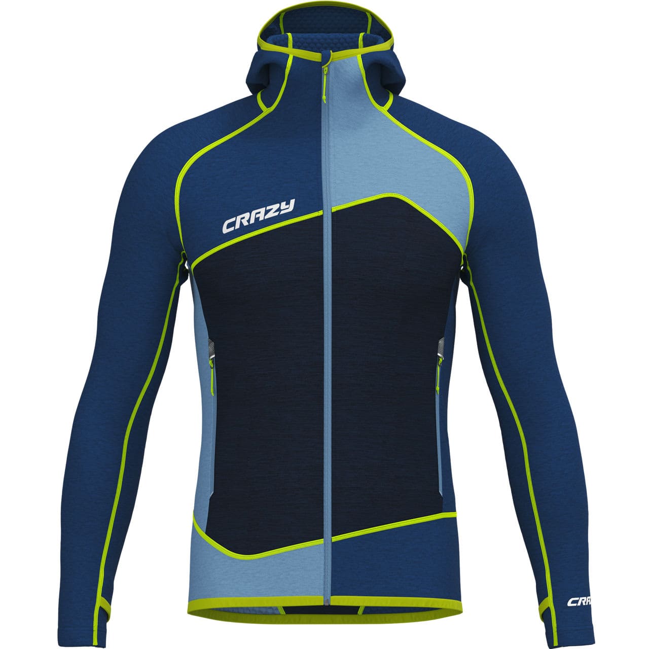 Crazy Herren Mid Layer PULL RESOLUTION liken blue | Midlayer | Skitourenbekleidung | Herren | XSPO-Fashion