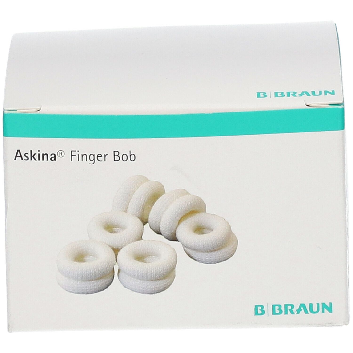 B. Braun Askina Finger Bob Fingerfixierverband für Wundauflagen 50 Stück weiß