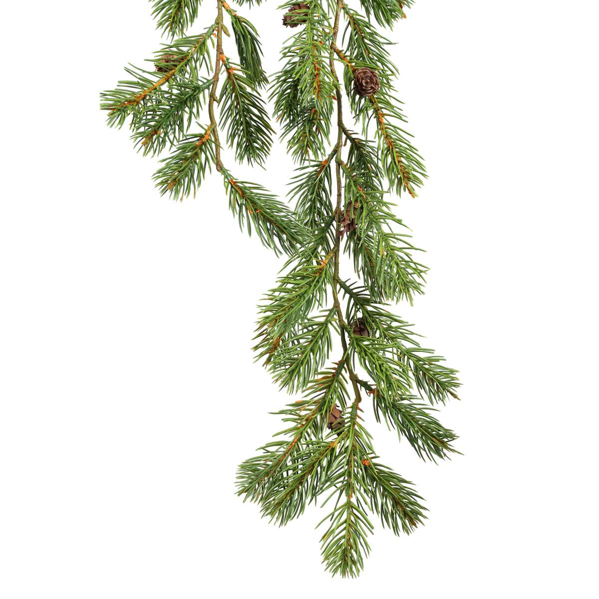 Ptmd branche artificielles tak - 85x19x117 cm - plastique - argent