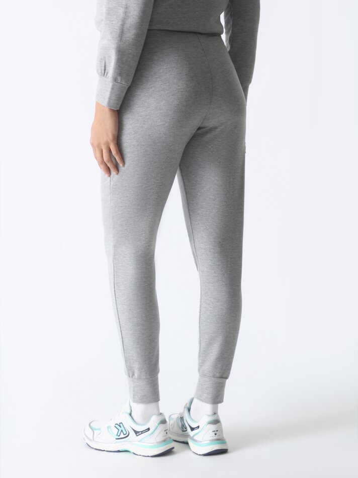 Calça de treino para gestantes - Cinza mesclado