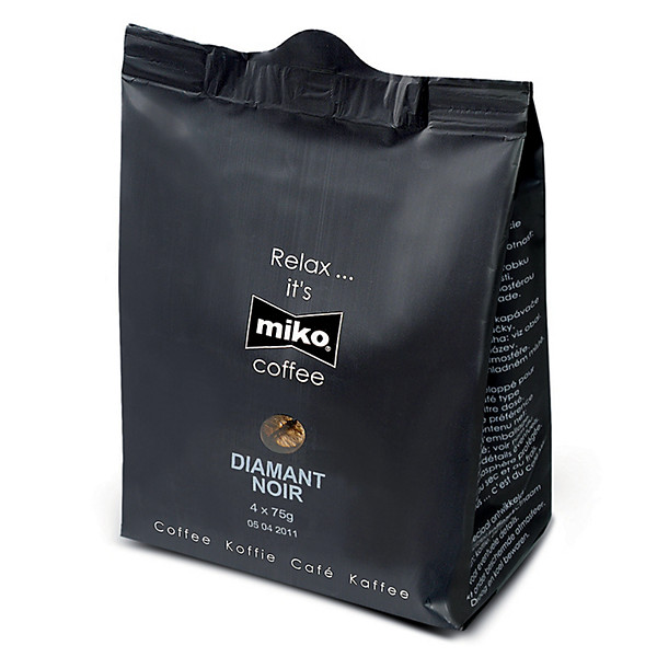 Café Miko Diamant Noir, 9 paquets de 4 filtres doses