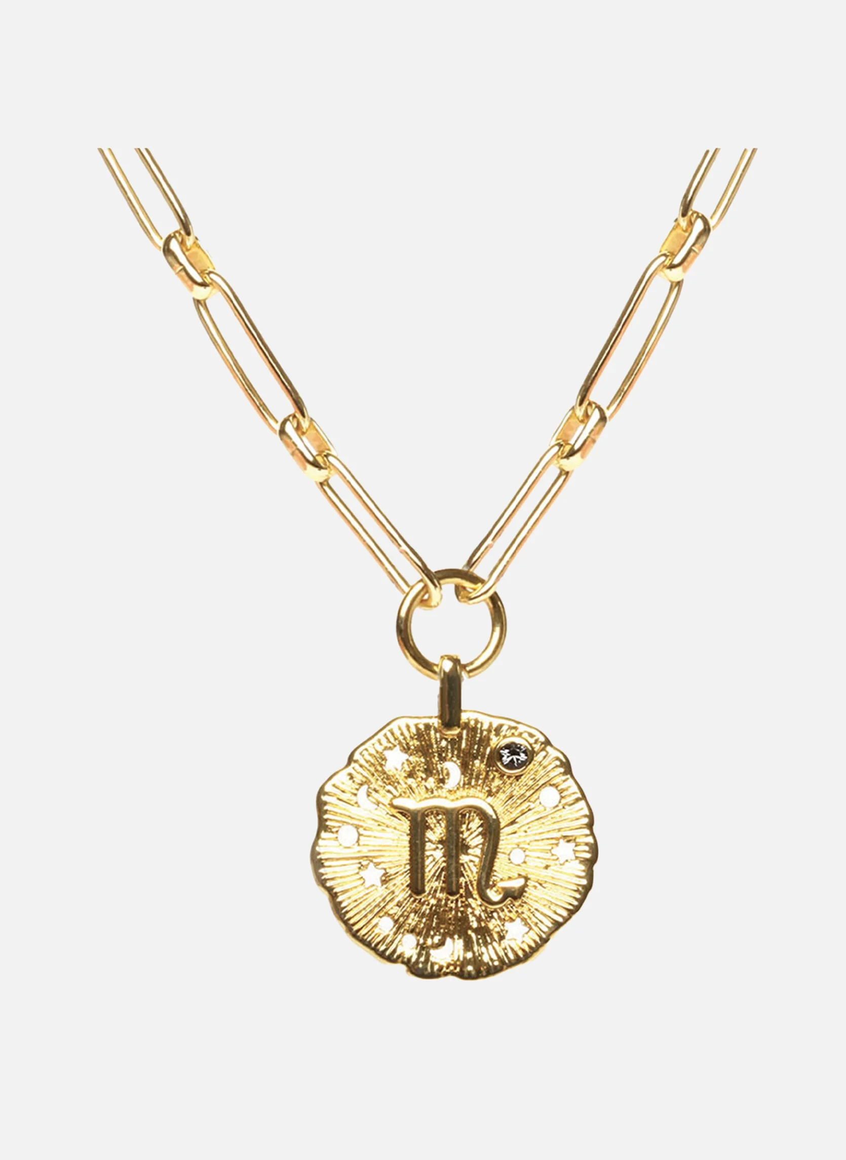 SCPION - Collier chaîne scorpion | Noir