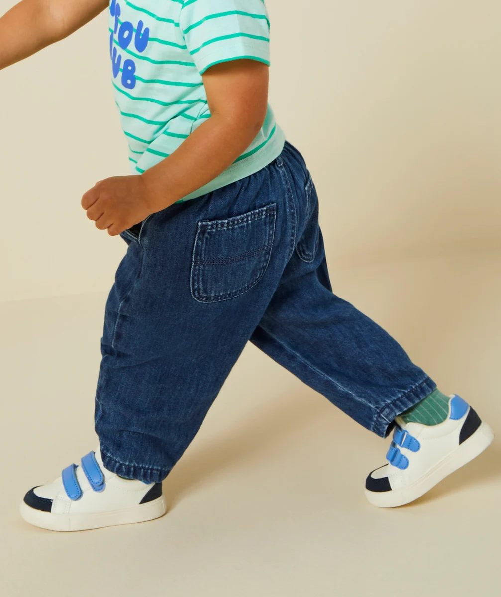 PANTALON SLOUCHY BÉBÉ GARÇON EN DENIM LOW IMPACT