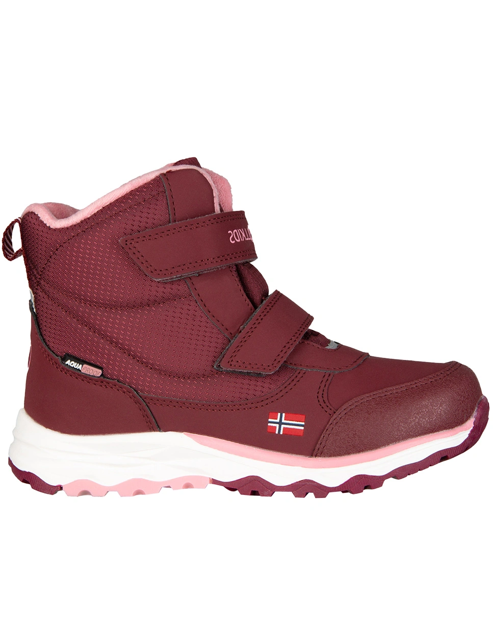 Winter-BoKids HAFJELL in maroon red/antique rose