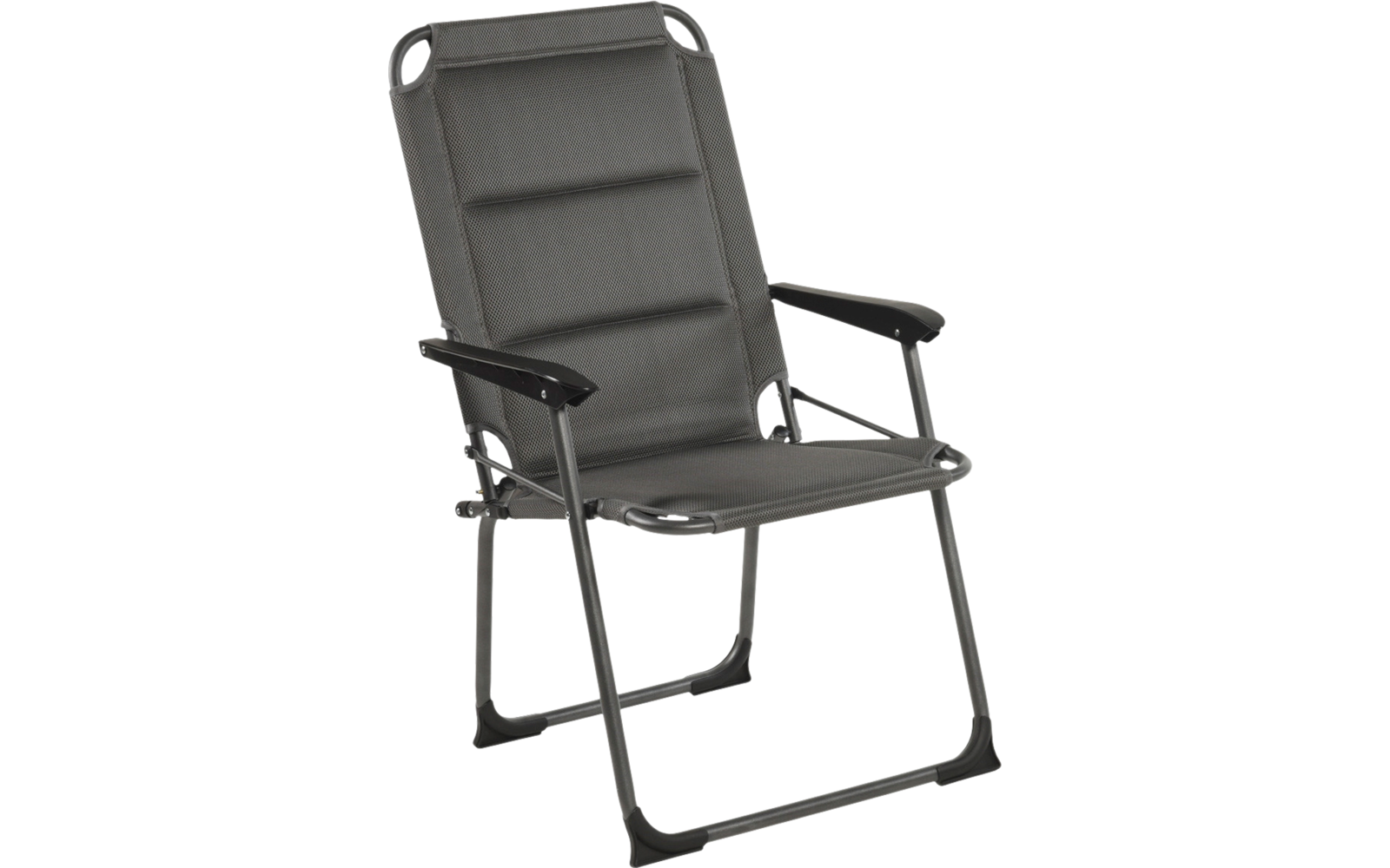 Wecamp Pirlo Klappstuhl 55 x 52 cm mit Duramesh Polster grau