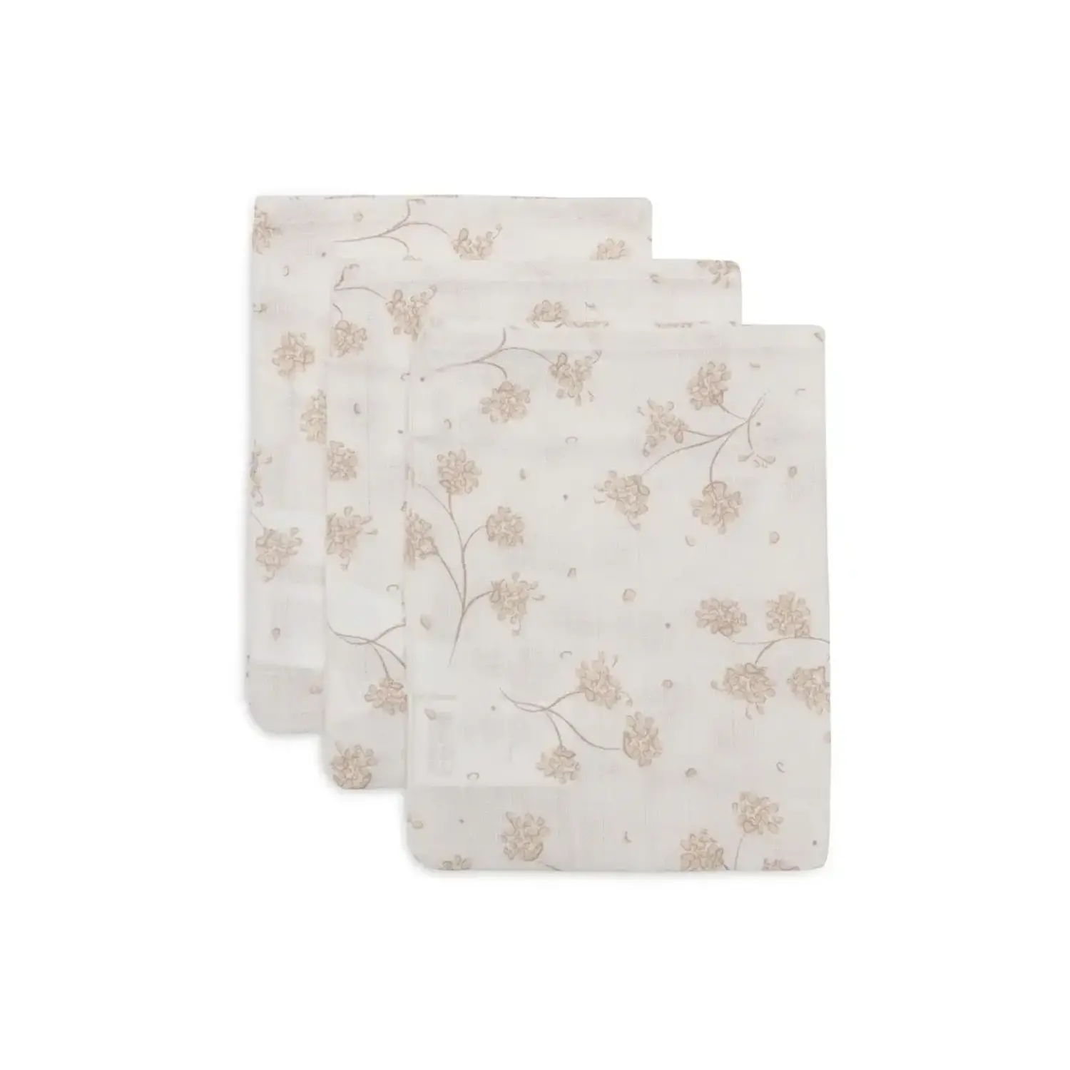 Jollein | Hydrofiel Washandje 15x20cm | Leafy Dreams | 3 Stuks