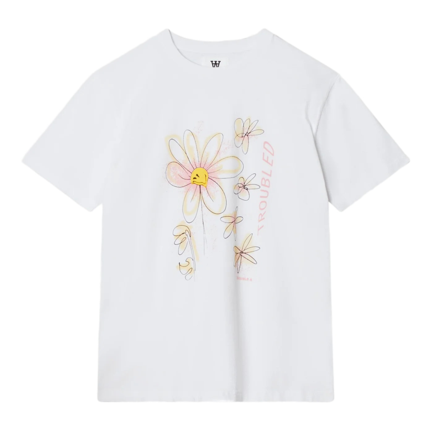 Wood Wood  Ace Daisy t-shirt - hvid