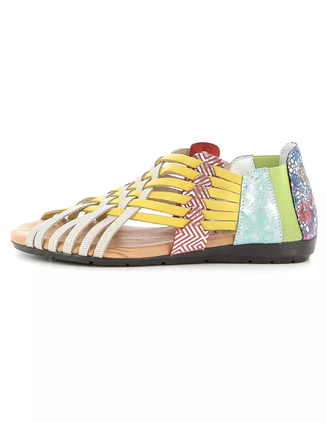 TRISOLES TRIBA 1224 COMBI JAUNE 12 - Sandales & nu-pieds Jaune
