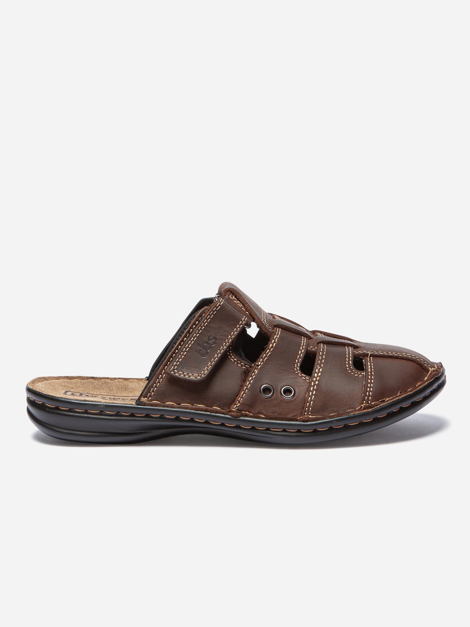 Mules Homme Dessus Cuir Marron