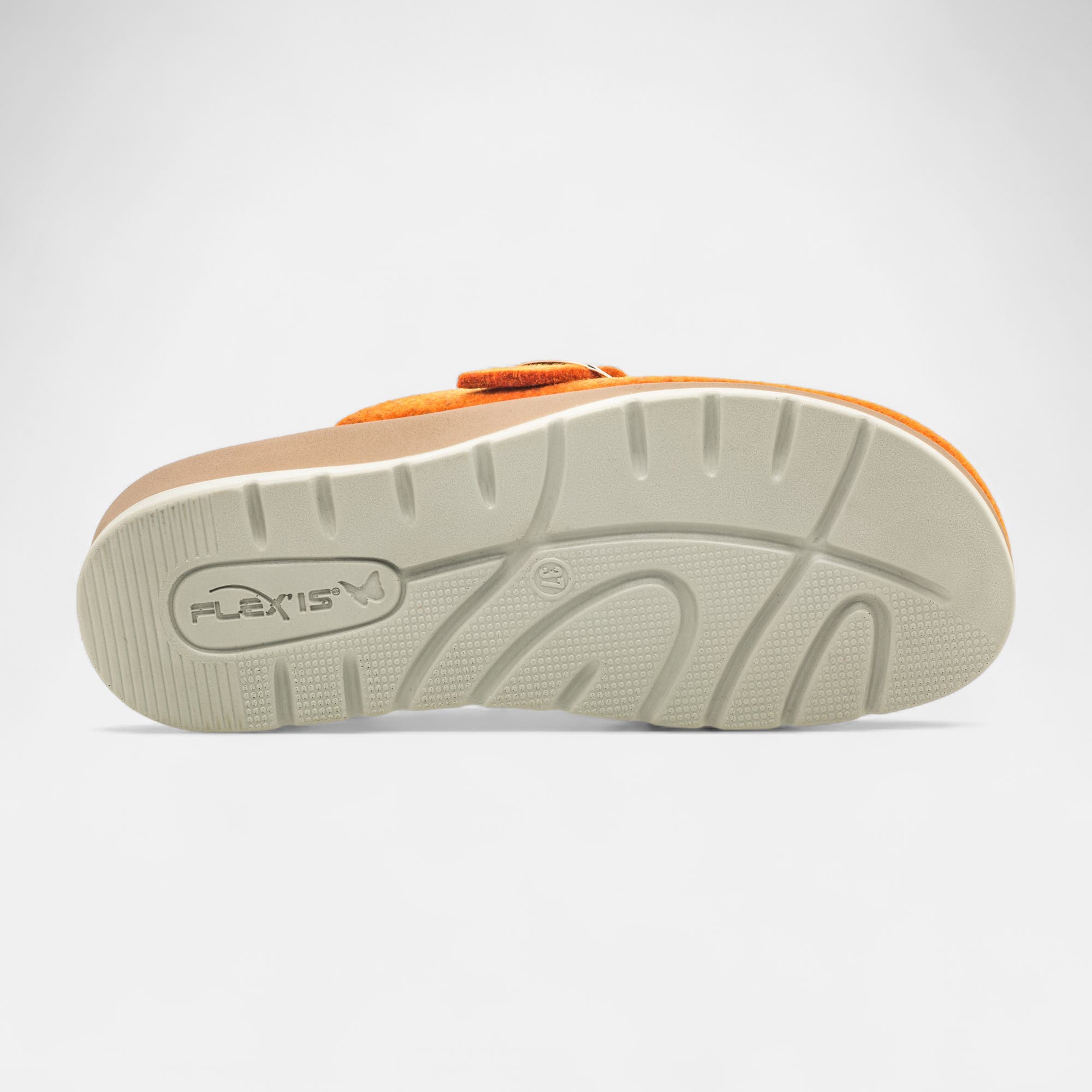 Pantoufles sabots Femme orange